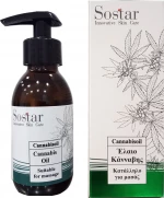 Sostar Sostar Cannabisoil Έλαιο Κάνναβης Κατάλληλο για Μασάζ, 125ml