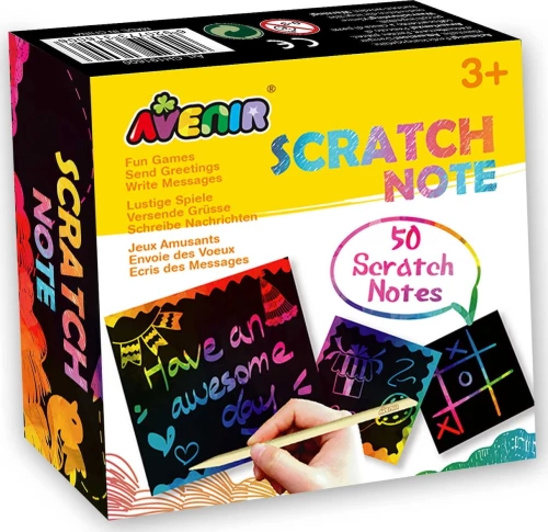 Arts & Crafts Χειροτεχνίες Avenir - Σκράτς, Scratch Notes 60115 (50Τμχ)