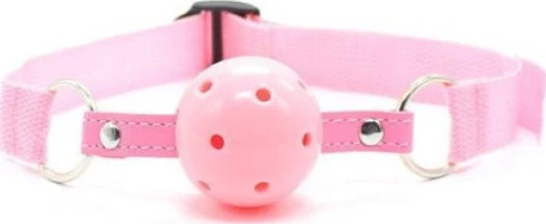 Easy breathable ball gag (pink)