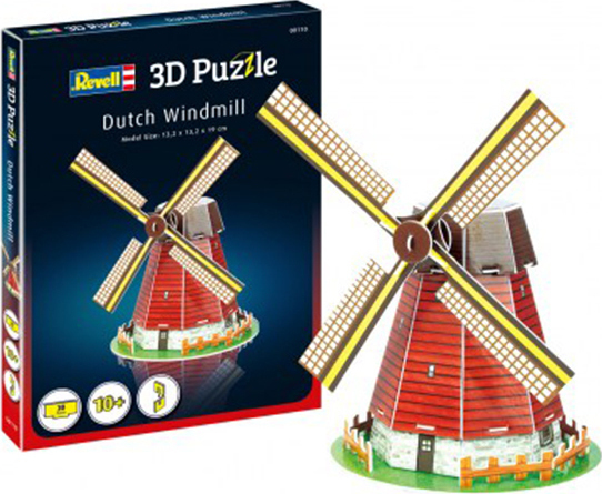 Revell 3D Puzzle Dutch Windmill 00110 (20 pcs)
