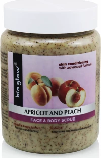 Bio Glow Apricot & Peach Face & Body Scrub 500ml