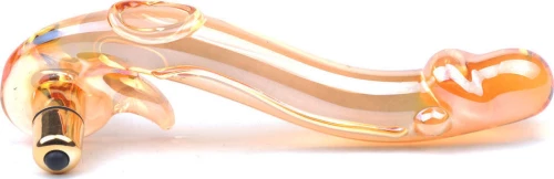 Dragon Golden Glass Vibrator