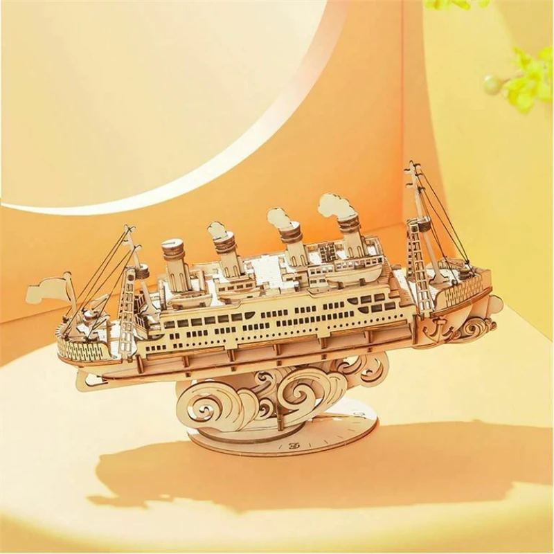 Robotime Ξύλινο 3D Puzzle Cruise Ship Tg306 (Robotime)