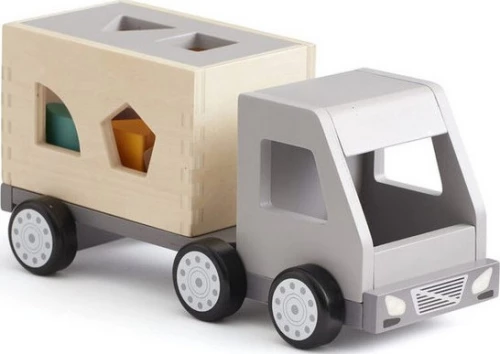 Kids Concept Ξύλινο Φορτηγό Με Σχήματα Αντιστοίχισης
