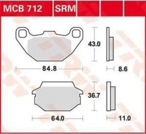 ΤΑΚΑΚΙΑ MCB712SRM TRW LUCAS ΓΕΡΜΑΝΙΑΣ F305