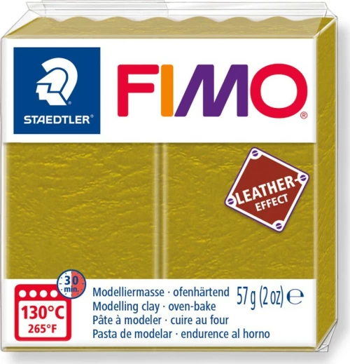 Staedtler Fimo Leather Effect Olive 57gr