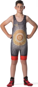 Olympus Sport Wrestling Singlet Lauren Wreath 2201228 Red