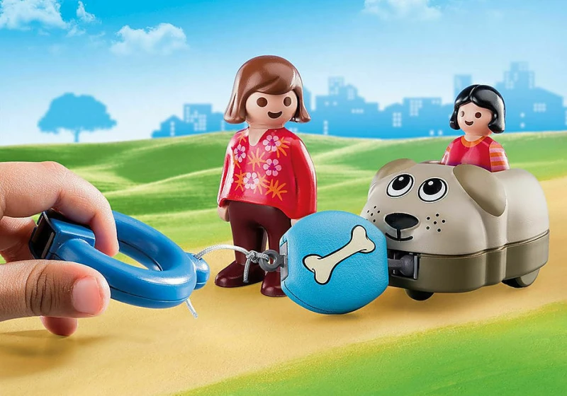 Playmobil 123: Dog Train Car