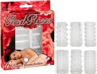 You2Toys Red Roses Penis Sleeves 4.5cm Clear