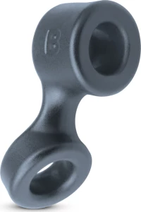 Boners Cock Ring & Ball Stretcher Grey