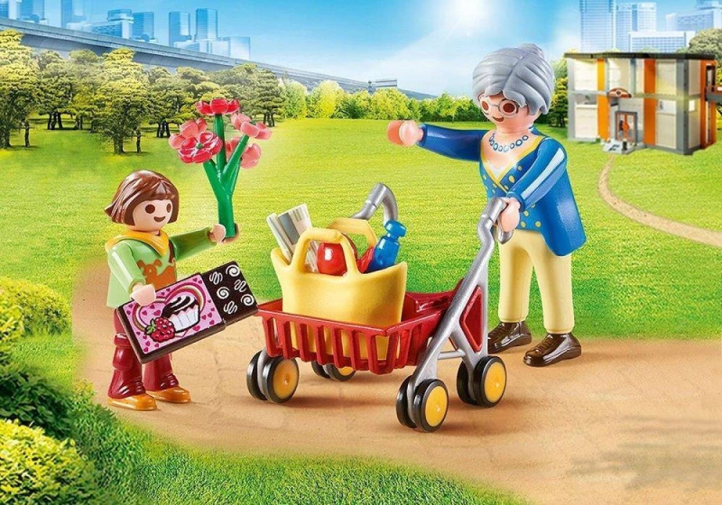 Playmobil City Life: Grandmother with Child