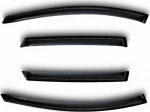 Novline Σετ Ανεμοθραύστες Μπροστινοί / Πίσω για Mazda 6 4D 2012 4τμχ