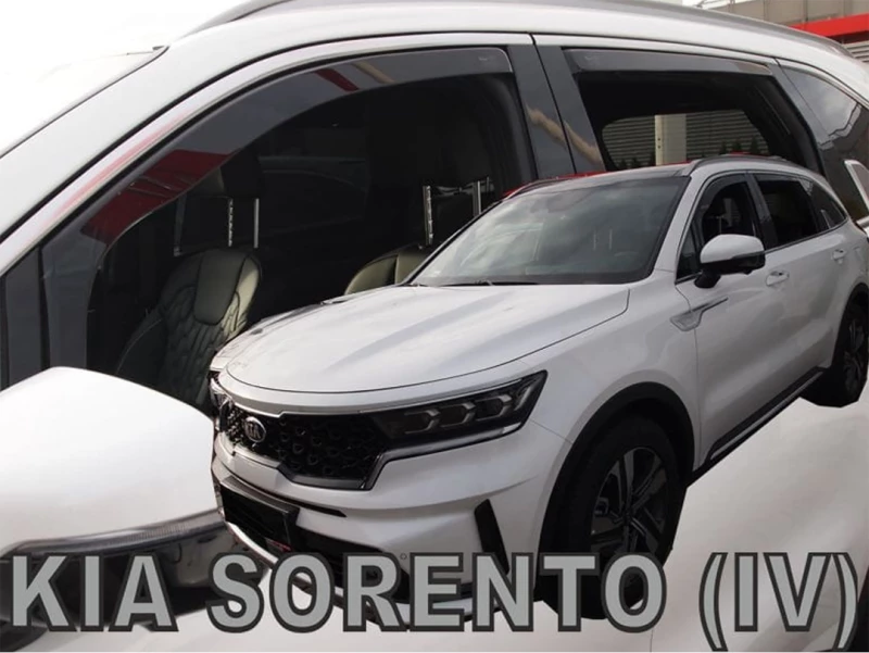 Heko Σετ Ανεμοθραύστες Μπροστινοί και Πίσω για Kia Sorento 4τμχ