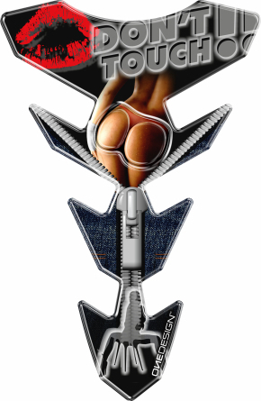 ΑΥΤΟΚΟΛΛΗΤΟ ΡΕΖΕΡΒΟΥΑΡ CGEXS74P S 74 DON'T TOUCH 3D UNIVERSAL TANKPAD| PRINT