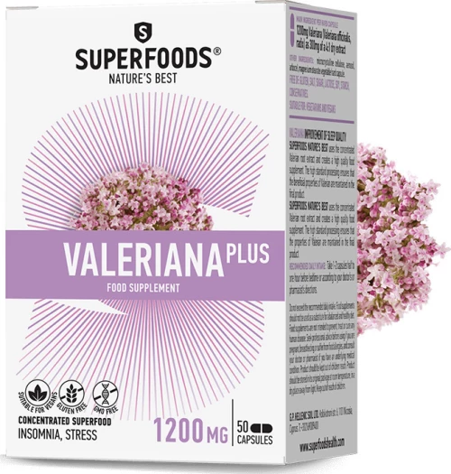 Superfoods Valeriana Plus 300mg 50 κάψουλες