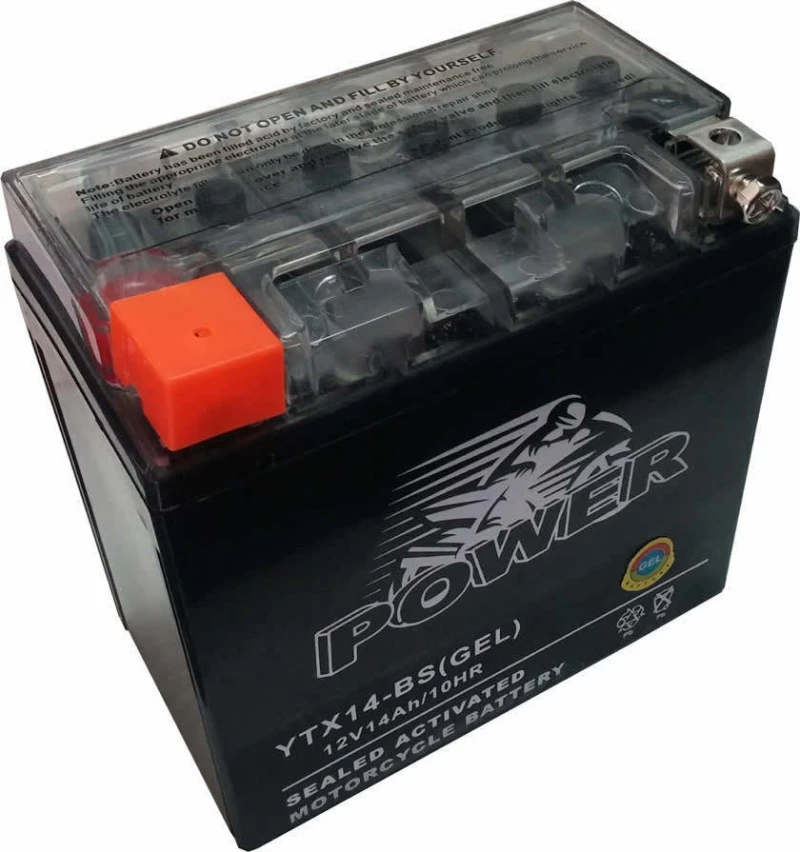 Power Batteries Gel 12Ah (YTX14-BS)