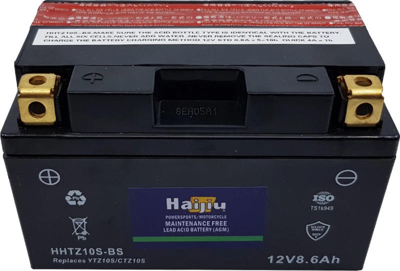 HaiJiu 8.6Ah ( HTZ10S-BS / YTZ10S-BS )