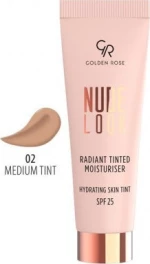 Golden Rose Nude Look Radiant Tinted Moisturiser SPF25 02 Medium Tint 32ml