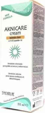 Synchroline Aknicare Cream Teintee Clair 50ml