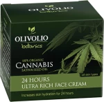 Olivolio Botanics Cannabis Sativa Seed Oil 24 Hours Ultra Rich Face Cream 50ml