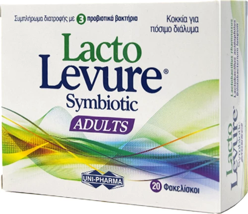 Uni-Pharma LactoLevure Symbiotic Adults 20 φακελίσκοι