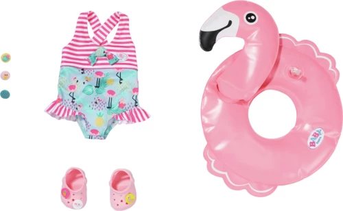 Zapf Baby Born Σετ Κολύμβησης Φλαμίνγκο (Zf829707) Zf829707