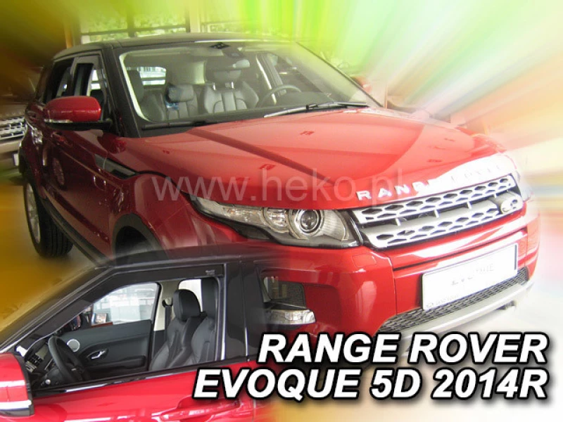 Heko Σετ Ανεμοθραύστες Μπροστινοί για Range Rover Evoque 5D 2011 2τμχ