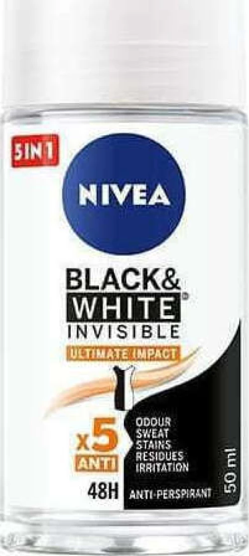 Nivea Black & White Invisible Ultimate Impact 48h Anti-perspirant Roll-On 50ml