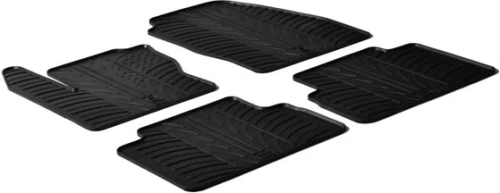 Gledring Σετ Πατάκια 4τμχ από Λάστιχο για Ford C Max