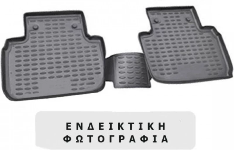 Novline Πατάκια Πίσω 2τμχ από Λάστιχο Jeep Grand Cherokee