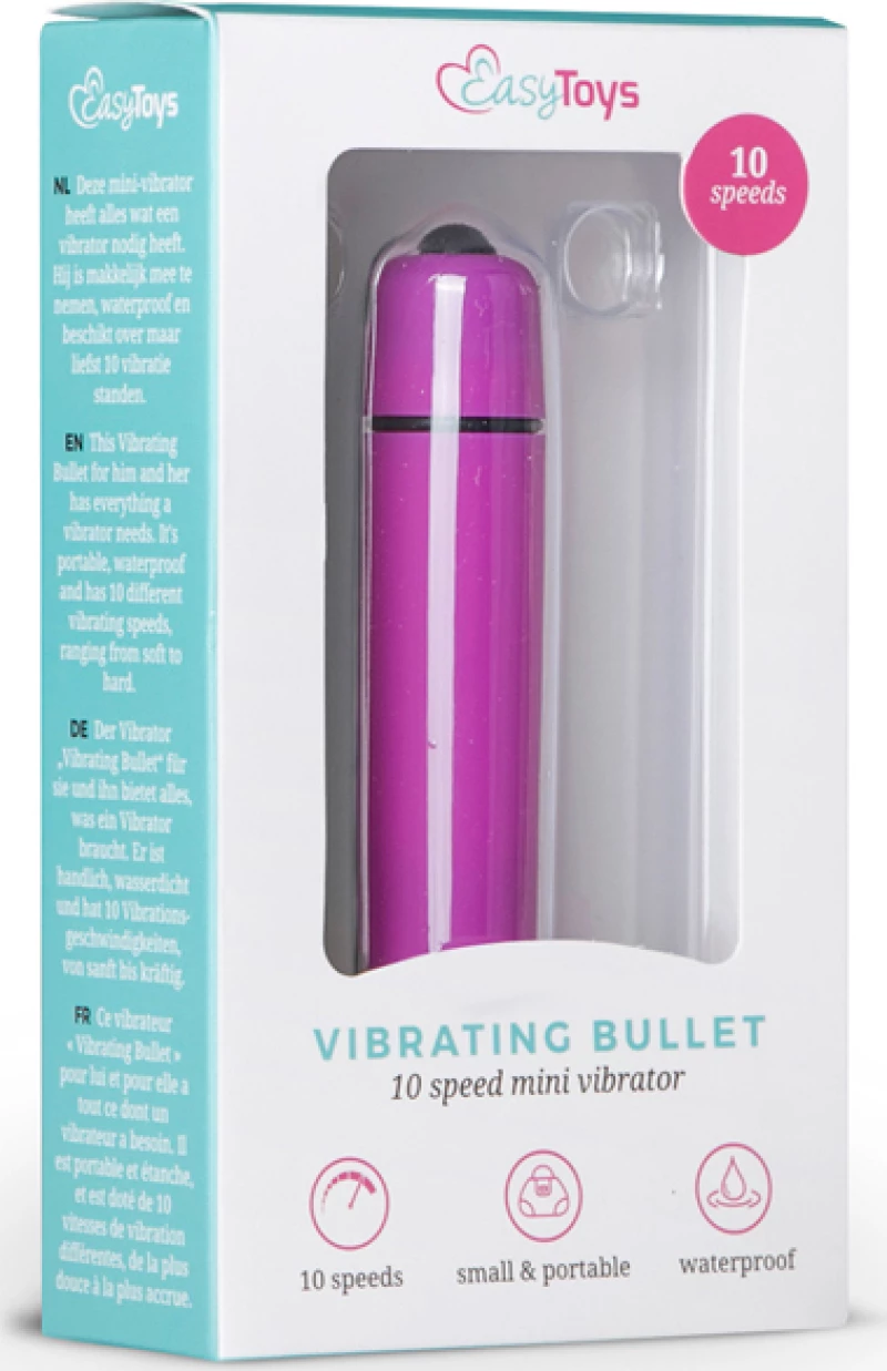 Easytoys Vibrating Bullet 9cm Purple