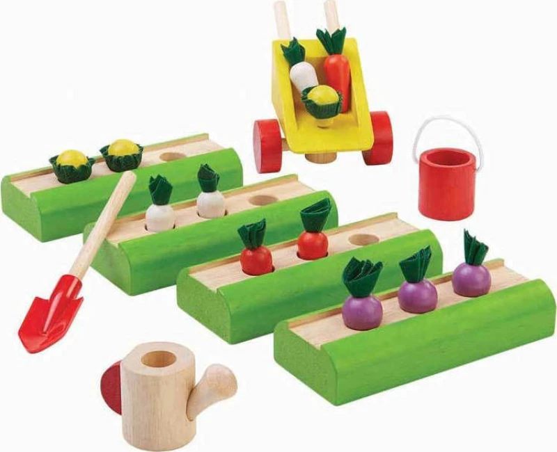 Plan Toys - Ξύλινος λαχανόκηπος 9844
