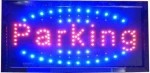 Parking Πινακίδα LED με Κίνηση Μονής Όψης 50x26cm Κόκκινο / Μπλε