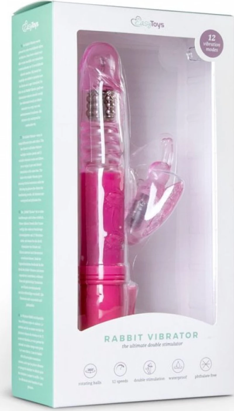 Shots Rotating Butterfly 25cm Pink