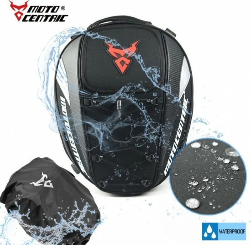 MotoCentric Tail Bag 25lt Black/Red