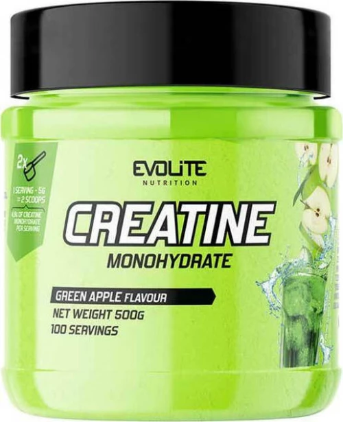 Evolite Creatine Monohydrate 500gr Green Apple