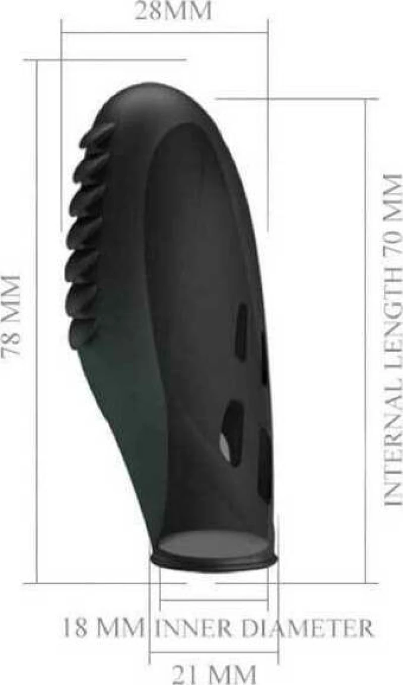 Pretty Love Gilo 7.8cm Black
