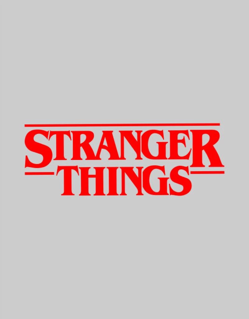 Stranger Things W Sweatshirt - BLACK