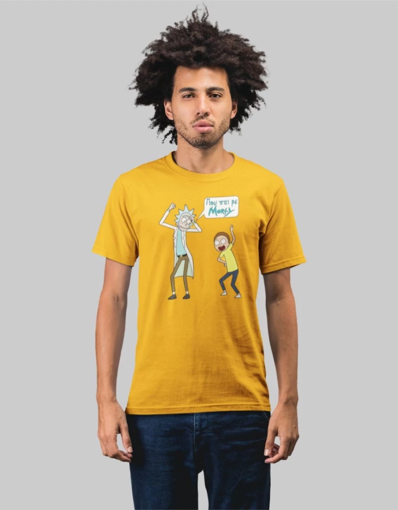 Rick & Morty t-shirt - BLACK