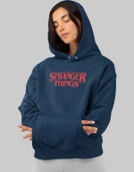 Stranger Things W Hoodie - FRENCH NAVY