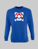 Super Mario Mushroom Sweatshirt - BLACK
