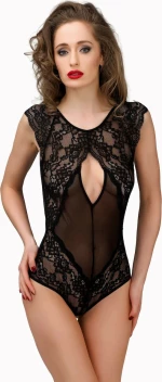 Elegant Abby Teddy Lingerie Black