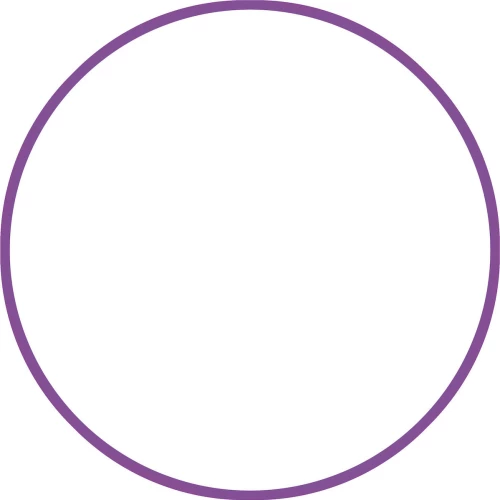 Χούλα-Χουπ 60cm - Φ19mm - 230gr, Μωβ AMILA