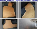 Auto Gs Σετ Πατάκια 3τμχ από Λάστιχο για Bmw X6 2008-2012