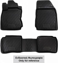 Novline Σετ Πατάκια 4τμχ από Λάστιχο για Jeep Wrangler 2007