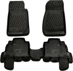 Novline Σετ Πατάκια 4τμχ από Λάστιχο για Jeep Wrangler 2007