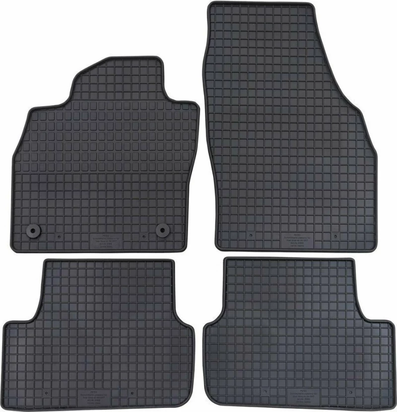 Petex Σετ Πατάκια 4τμχ από Λάστιχο για Seat Ibiza