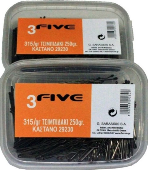 Farcom Τσιμπιδάκια Μαλλιών Καστανό 250gr