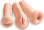 Pipedream PDX All 3 Holes Flesh