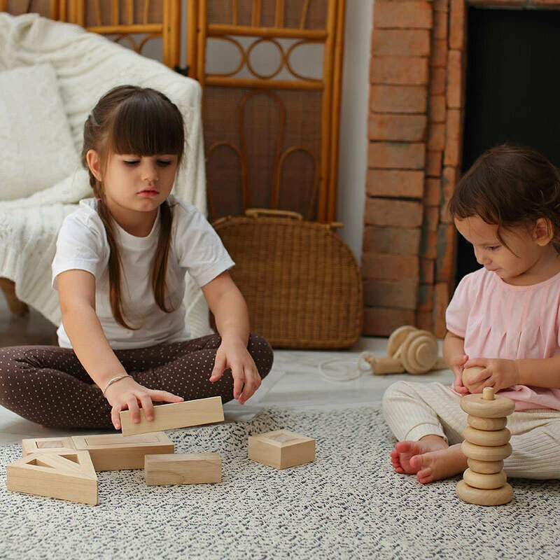 Plan Toys Τουβλάκια με Κενό 10τμχ